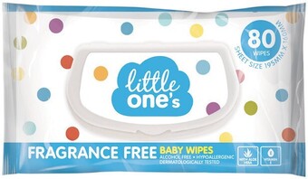 Woolworths Little one’s baby wipes pk 80 offer