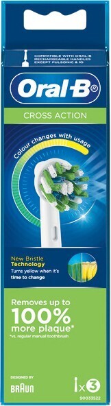 Woolworths Oral-b cross action replacement brush heads pk 5 offer