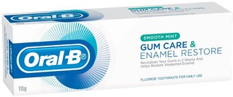 Woolworths Oral-b gum care toothpaste 110g offer