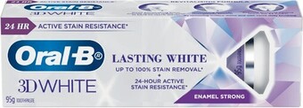 Woolworths Oral-b 3d white lasting white toothpaste 95g offer