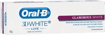 Woolworths Oral-b 3d white luxe toothpaste 95g offer