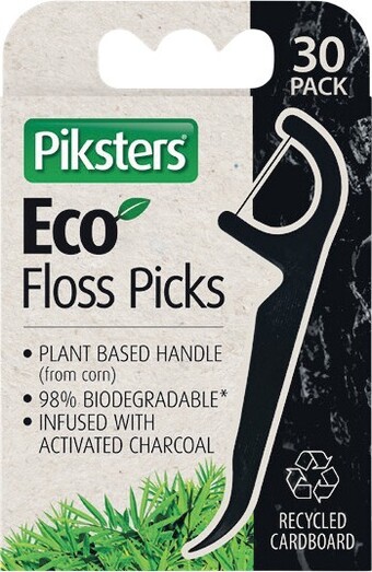 Piksters eco floss picks pk 30