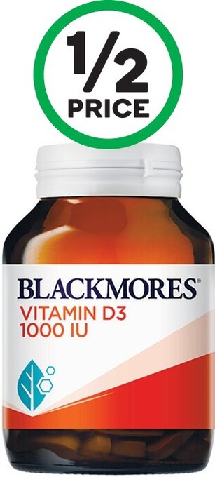 Woolworths Blackmores vitamin d3 1000iu immunity capsules pk 200* offer