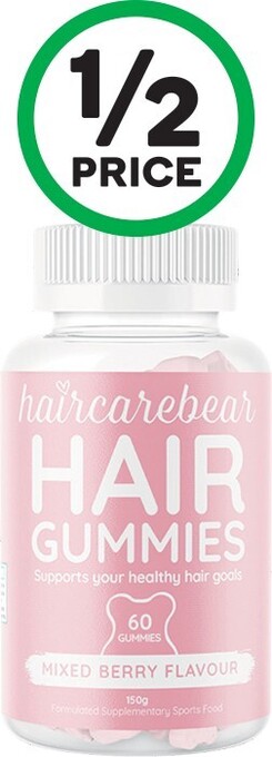 Haircare bear hair gummies pk 60*