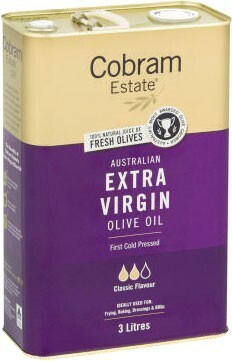 Coles Cobram estate olive oil 3 litre offer