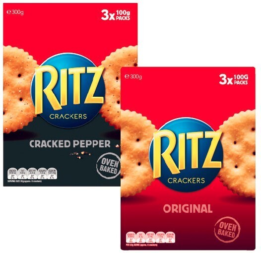Ritz cracker 300g offer at Coles
