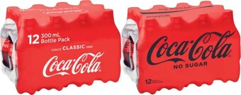 Coles Coca-cola, fanta or sprite soft drink 12x300ml offer