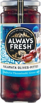 Coles Always fresh pitted kalamata olives 425g offer
