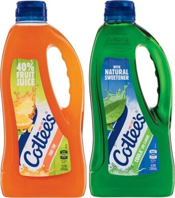 Coles Cottee’s cordial 1 litre offer