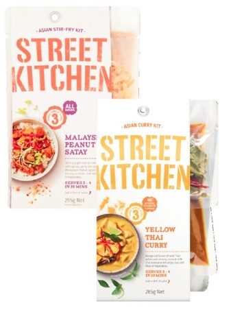 Coles Street kitchen asian kits 255g-285g offer