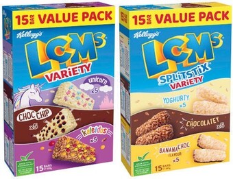 Coles Kellogg’s lcms value pack 330g-345g offer