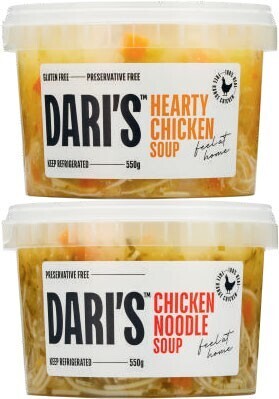 Coles Dari’s soup 550g offer