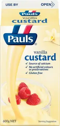 Coles Pauls custard 600g offer