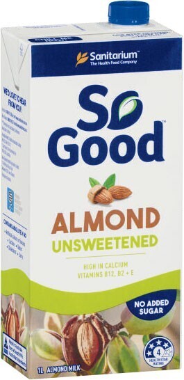 Coles Sanitarium so good almond milk 1 litre offer
