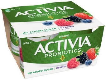 Coles Activia probiotics yoghurt 4x125g offer