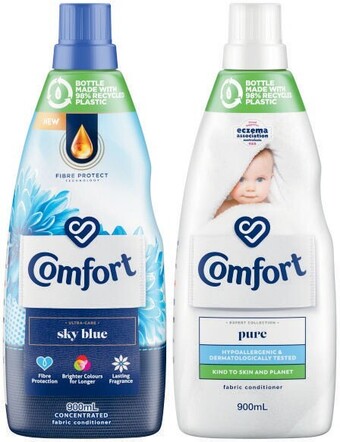 Coles Comfort ultra care fabric conditioner 900ml offer