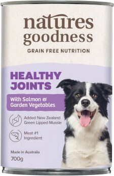 Coles Natures goodness grainfree dog food 700g offer