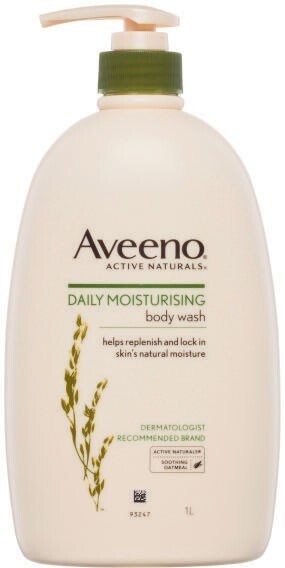 Coles Aveeno daily moisturising body wash 1 litre offer