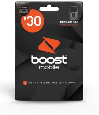 Coles Boost $30 sim kit offer