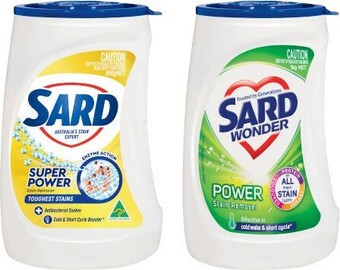 Coles Sard stain remover powder 900g-1kg offer
