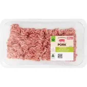 Woolworths Australian pork mince 800g – from the meat dept offer