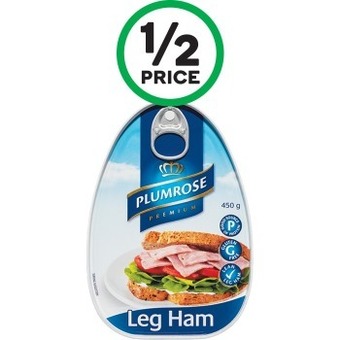 Plumrose leg ham 450g