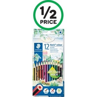 Woolworths Staedtler noris coloured pencils pk 12 offer