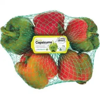 Woolworths The odd bunch qld capsicums 1 kg pack offer