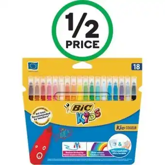 Bic kids couleur felt pens pk 18