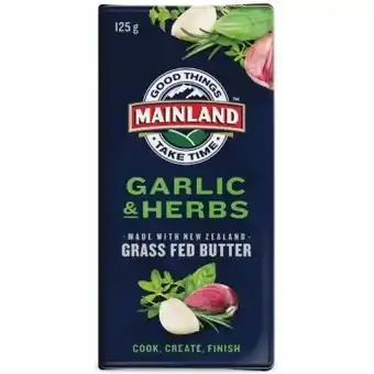 Woolworths New mainland flavoured butter 125g offer