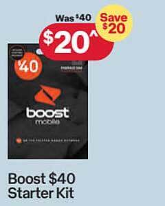 Boost $40 starter kit