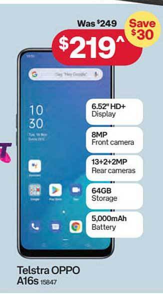 Telstra oppo a16s