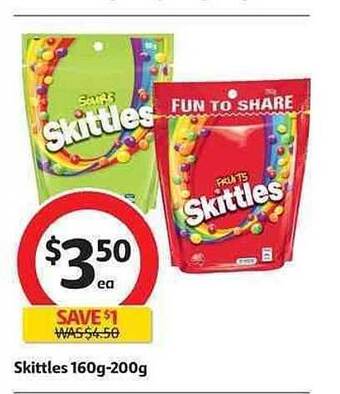 Coles Skittles offer
