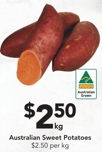 Drakes Australian Sweet Potatoes offer