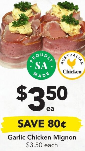 Drakes Garlic Chicken Mignon offer