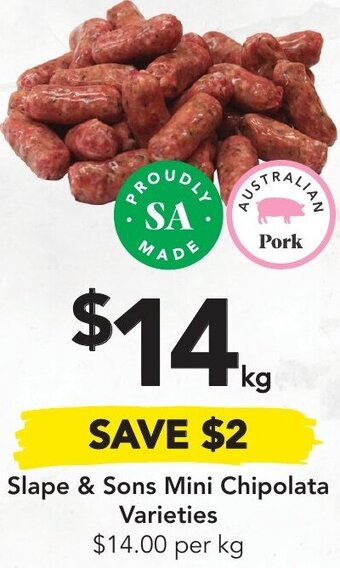 Drakes Slape & Sons Mini Chipolata offer