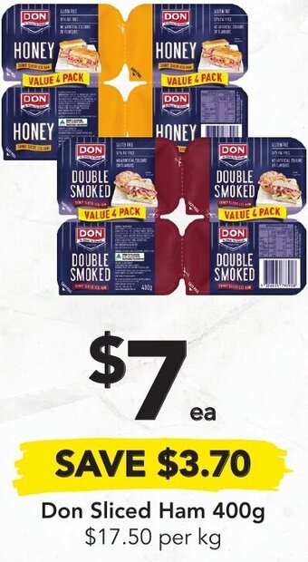Drakes Don Sliced Ham 400g offer