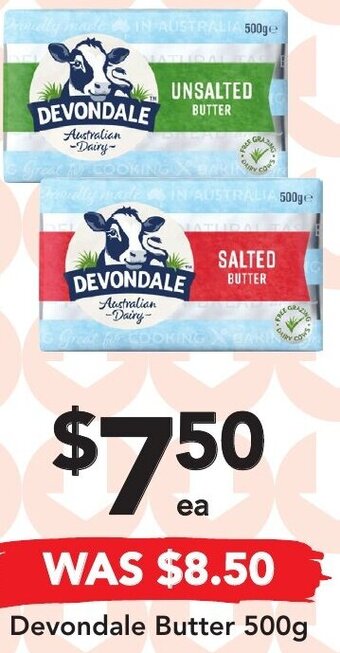 Drakes Devondale Butter 500g offer