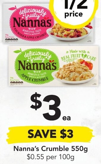 Drakes Nanna's Crumble 550g offer