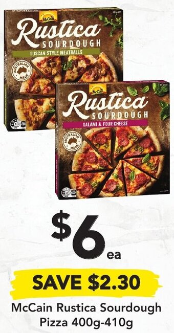 McCain Rustica Sourdough Pizza 400g-410g