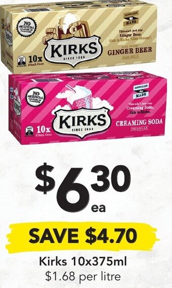 Drakes Kirks 10x375ml offer