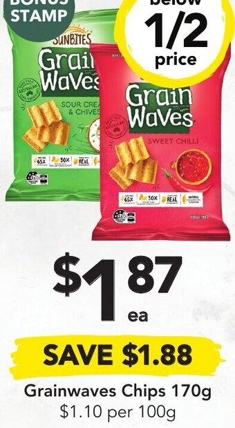 Drakes Grainwaves Chips 170g offer