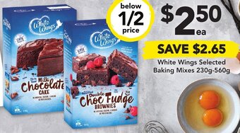 Drakes White Wings Selected Baking Mixes 230g-560g offer