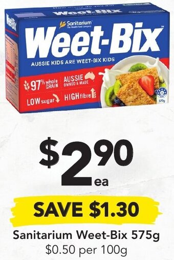 Drakes Sanitarium Weet-Bix 575g offer