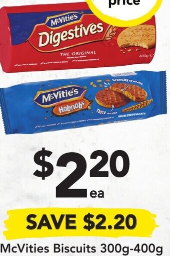Drakes McVities Biscuits 300g-400g offer