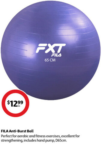 Coles Fila Anti-Burst Ball offer