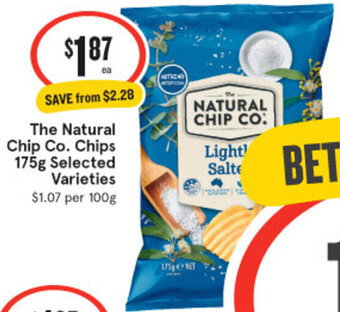 IGA The Natural Chip Co. Chips 175g Selected Varieties offer
