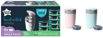 Baby Bunting Tommee tippee twist & click nappy disposal refills 6pk offer