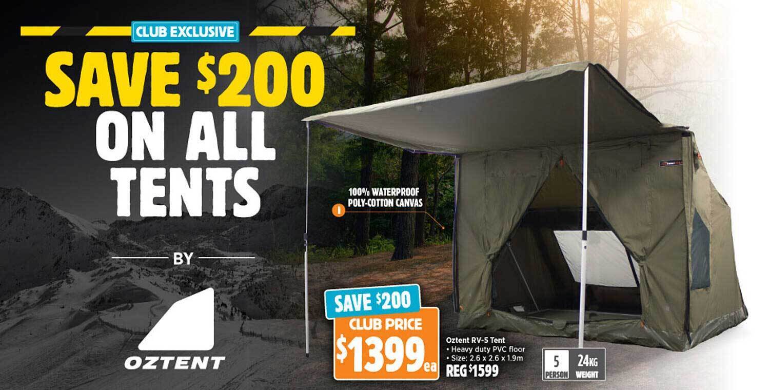 All Tent specials - Find and view the 