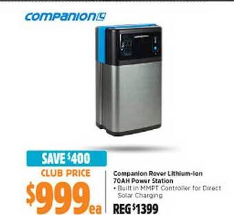 Anaconda Companion rover lithium-ion 70ah power station offer